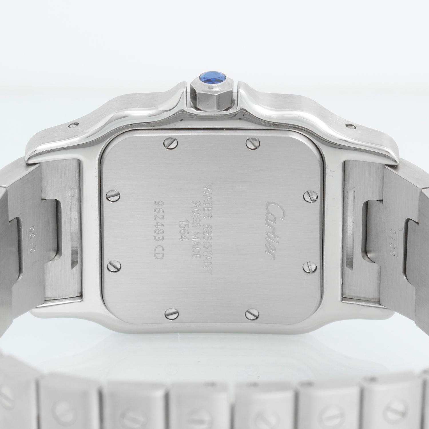 Cartier Santos Galbee Midsize Steel Quartz Watch W20060D6 1564 1