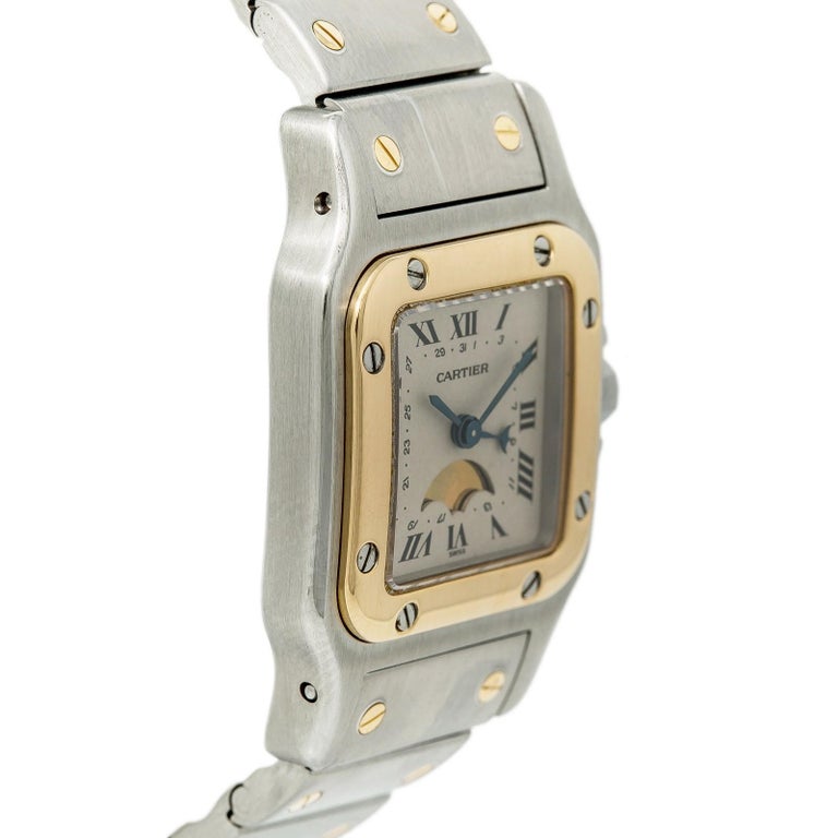 cartier watch moon phase