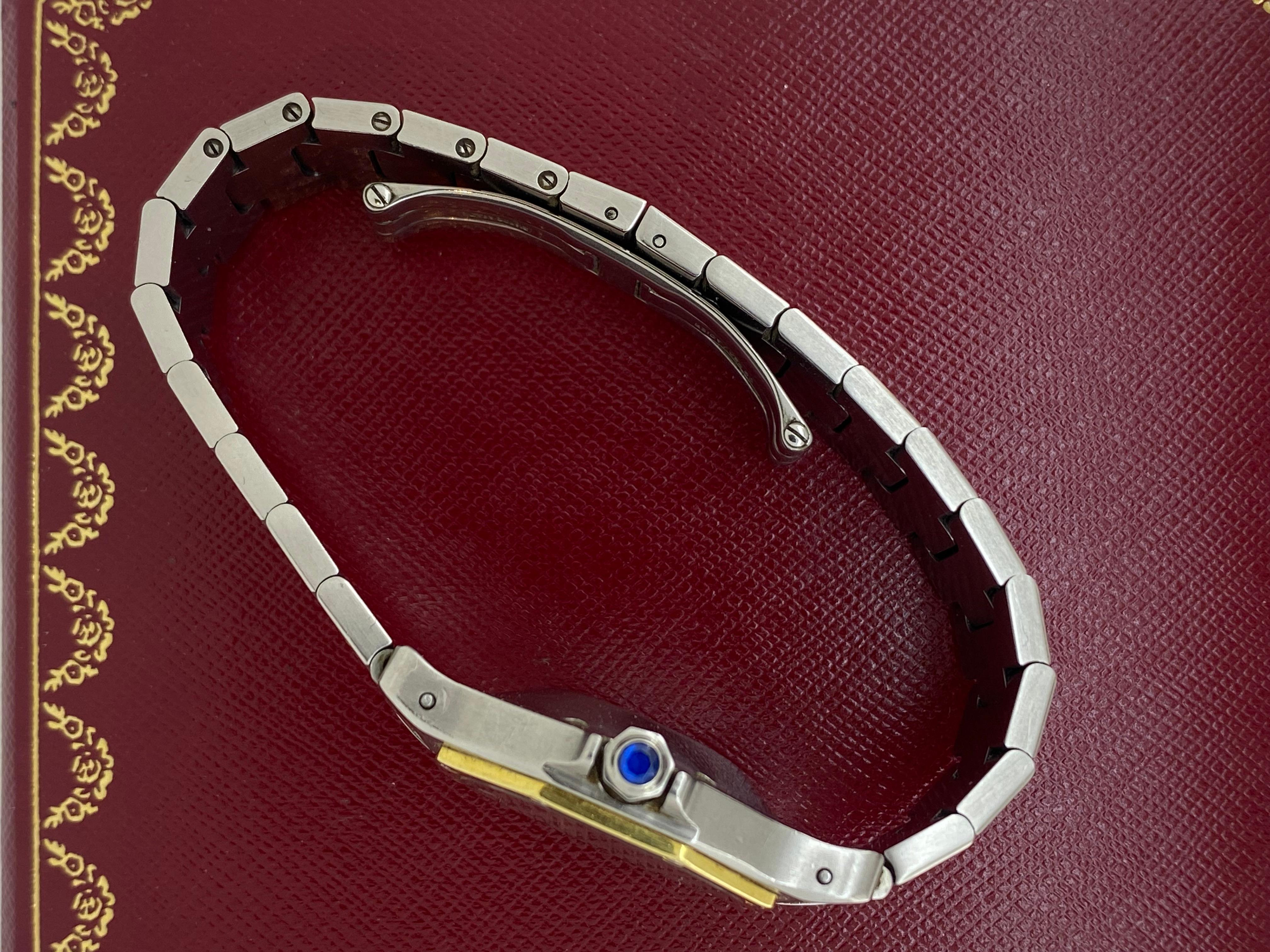 Cartier Santos Galbée Octagon 18K Gold & Steel 31mm Automatic Men' Watch + Box 4