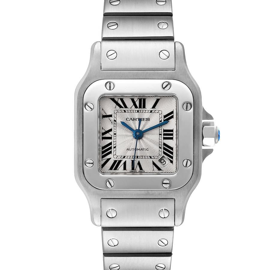 Cartier Santos Galbee Small Automatic Steel Ladies Watch W20054D6 For Sale