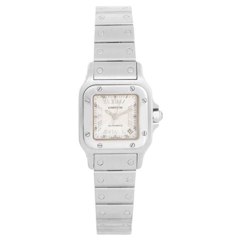 Cartier Santos Galbee Small Ladies Watch 2423 For Sale