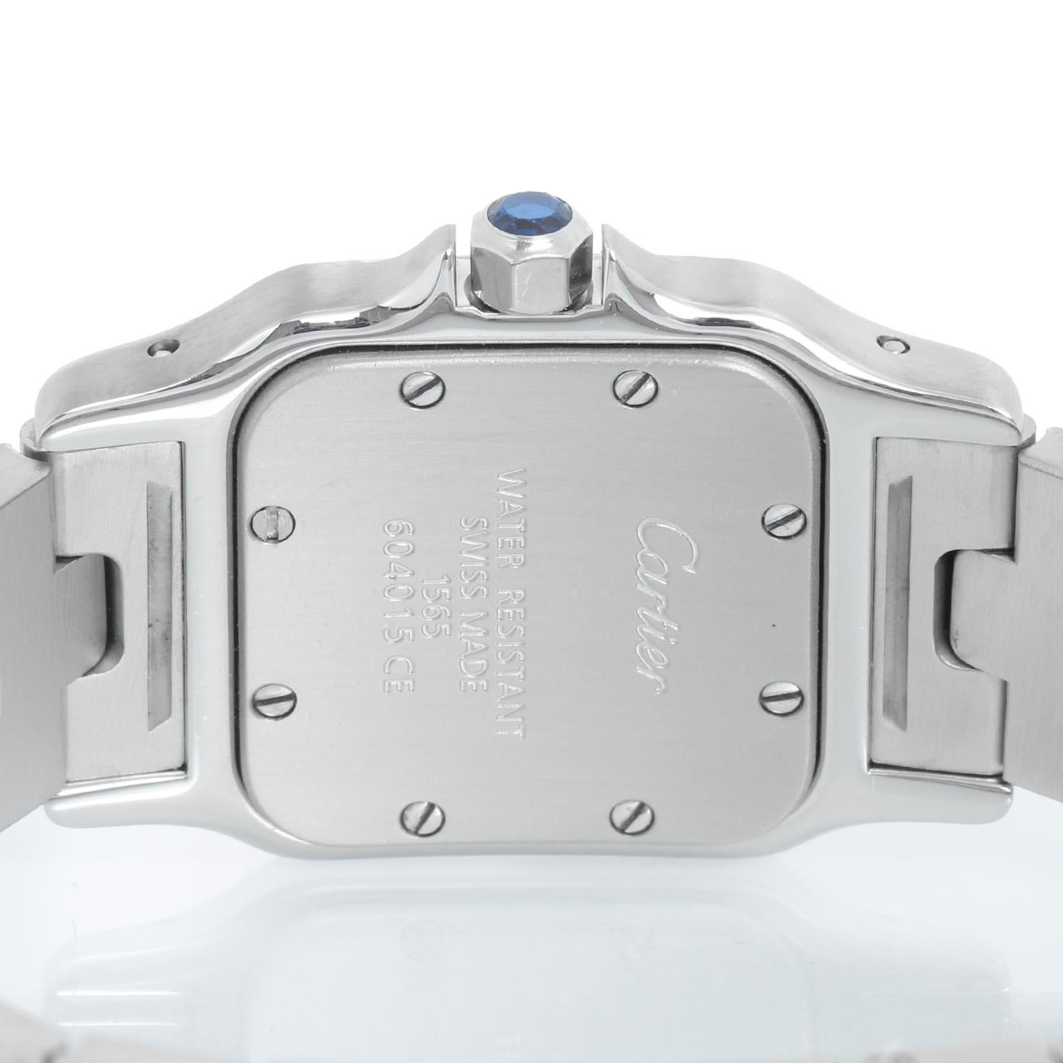 Cartier Santos Galbee Small Ladies Watch Roman Numerals 1565 W20056D6 For Sale 1