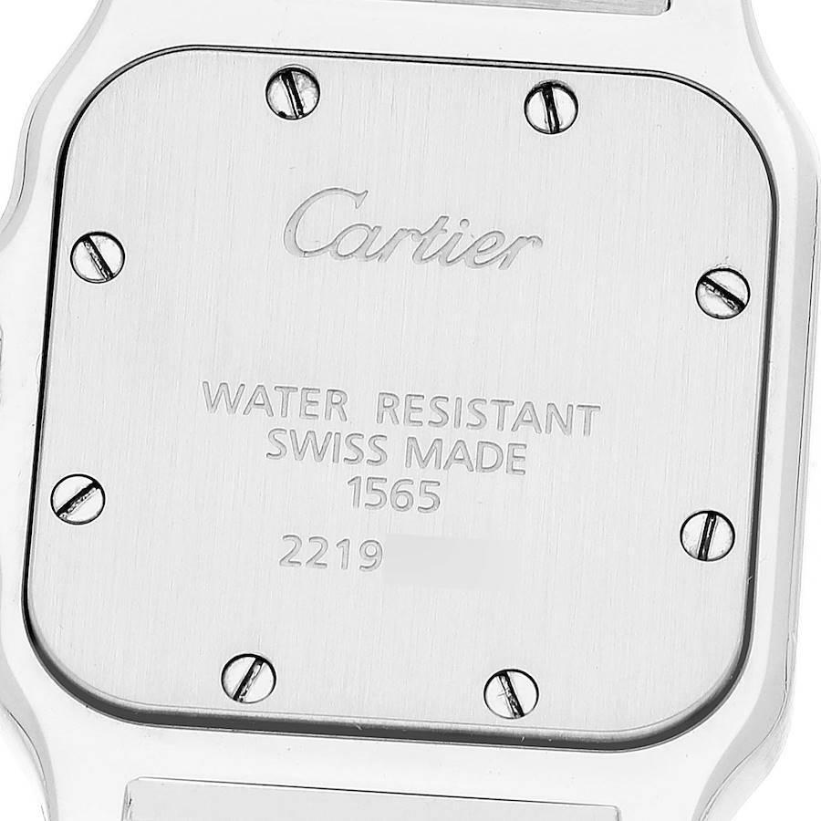 Cartier Santos Galbee Small Silver Dial Steel Ladies Watch W20056d6 2