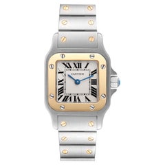 Reloj Cartier Santos Galbee Pequeño Acero Oro Amarillo Señora W20012C4