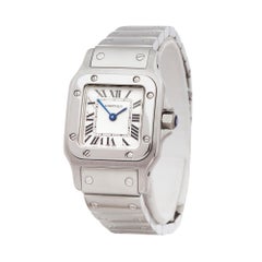 Montre-bracelet Cartier Santos Galbee 1565 en acier inoxydable