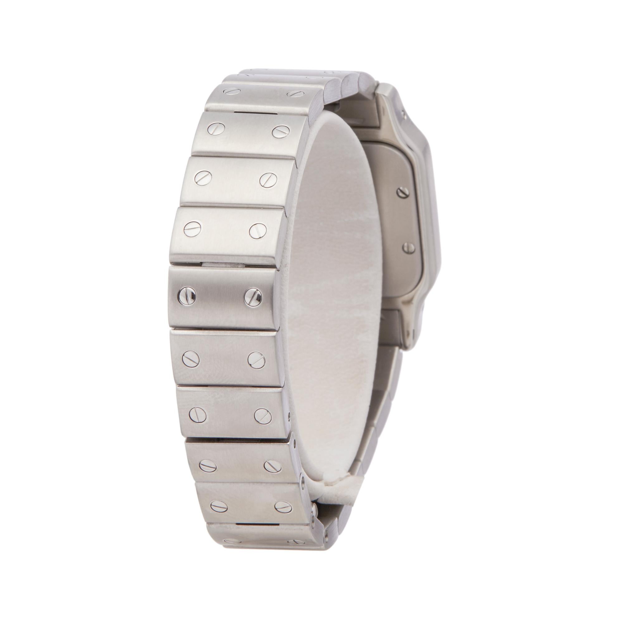 Cartier Santos Galbee Edelstahl 1565 Armbanduhr 1