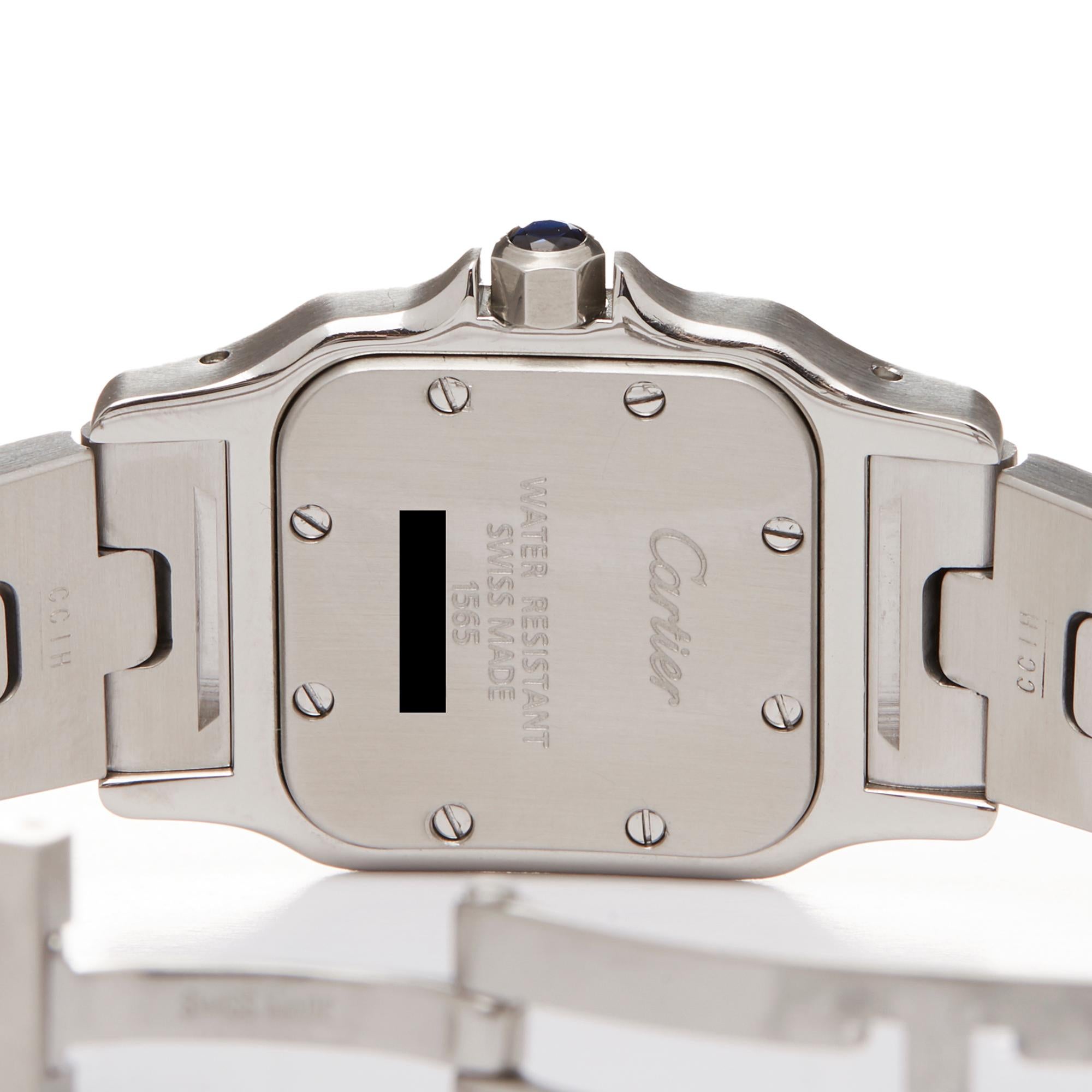 Cartier Santos Galbee Stainless Steel 1565 Wristwatch 2