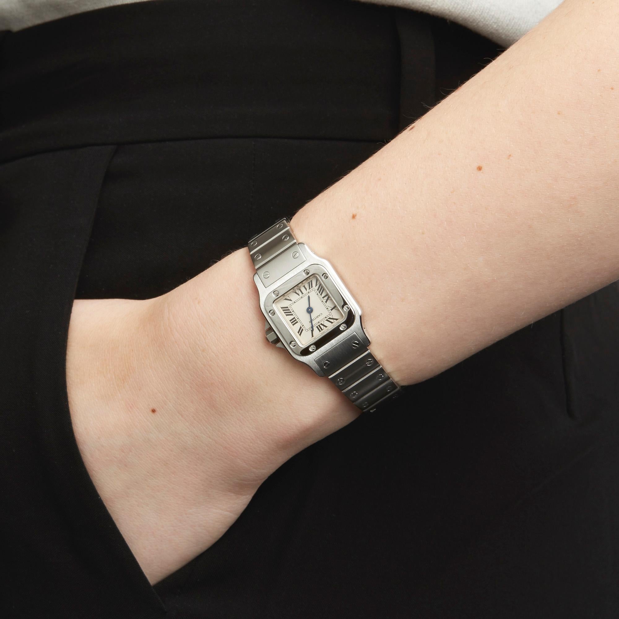 Cartier Santos Galbee Stainless Steel 1565 Wristwatch 3