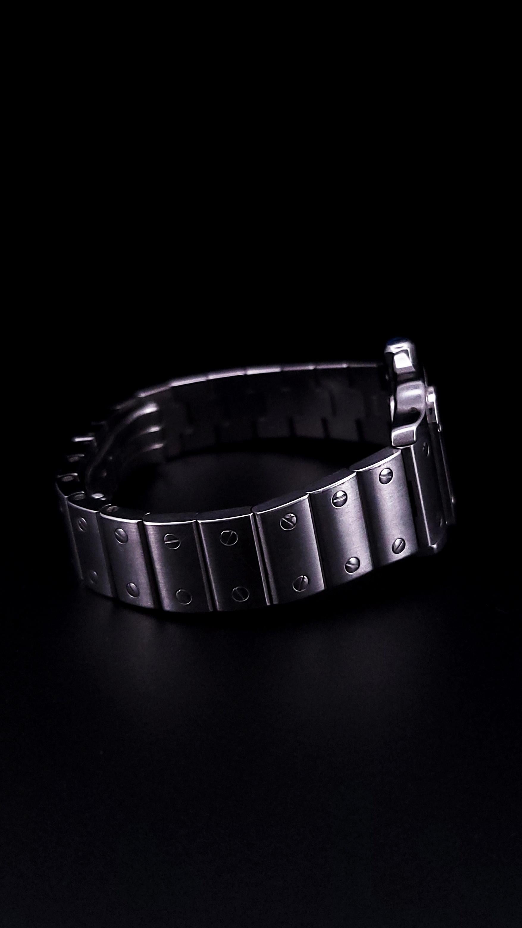 Cartier Santos Galbee Montre 1565 en acier inoxydable Pour femmes en vente