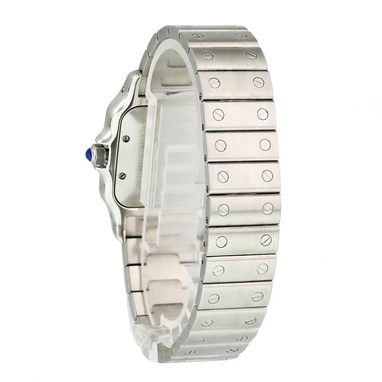 Cartier Santos Galbee Stainless Steel 2319 Automatic Watch For Sale at ...
