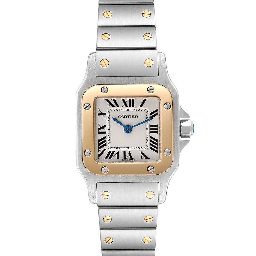 Cartier Santos Galbee Small Steel Silver Dial Quartz Watch W20056D6 at ...