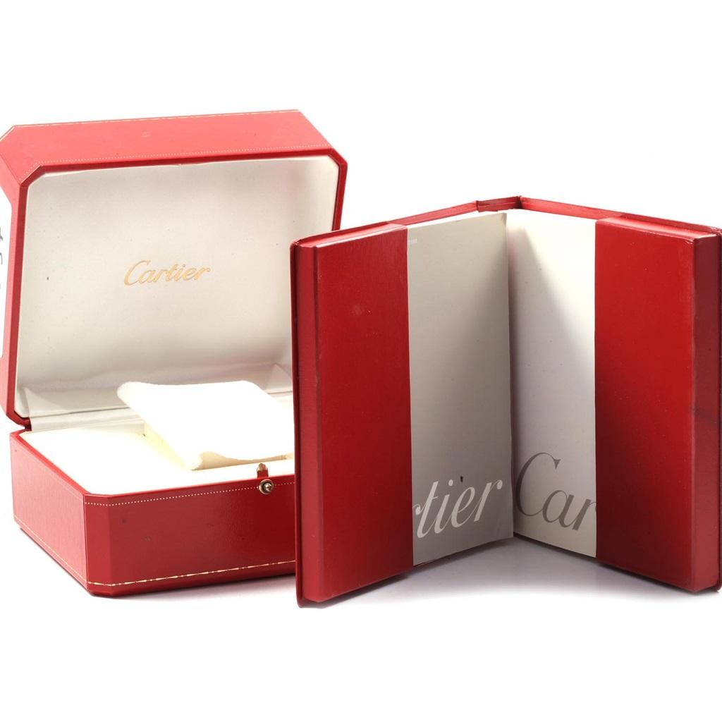 Cartier Santos Galbee Steel Yellow Gold Ladies Watch W20057C4 Box Papers 8
