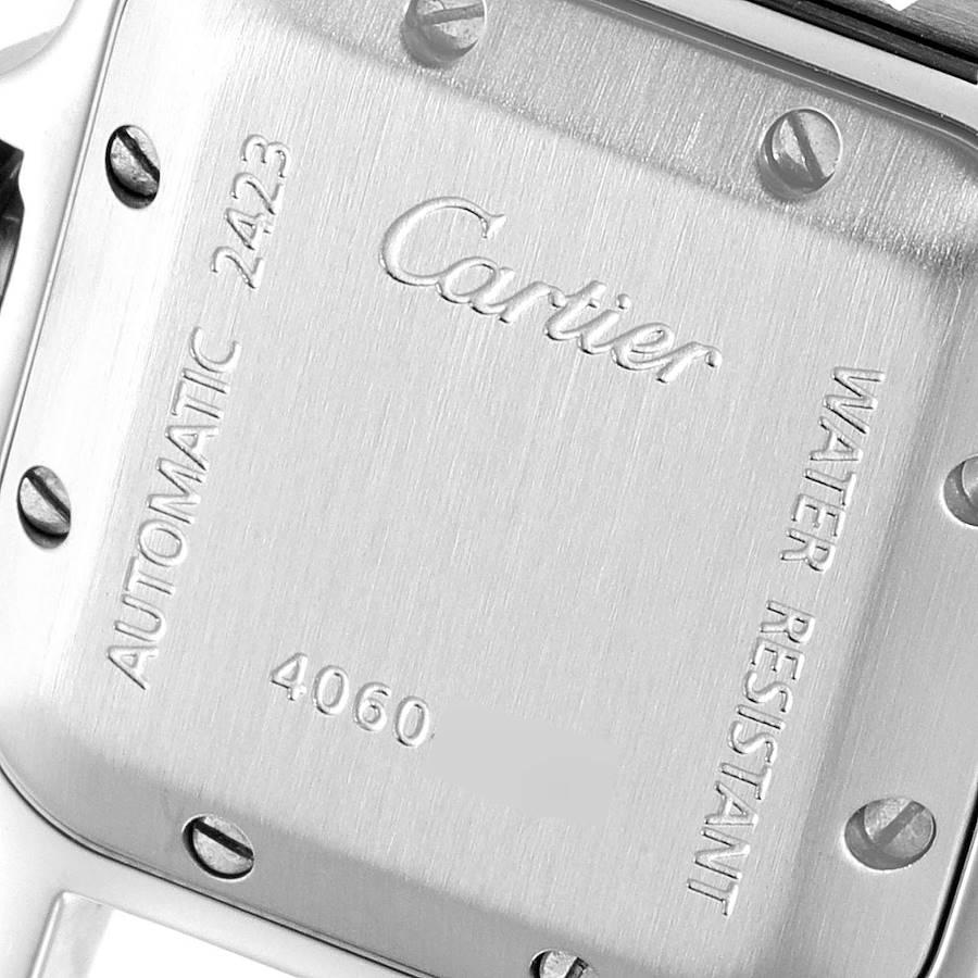 Cartier Santos Galbee Steel Yellow Gold Ladies Watch W20057C4 2