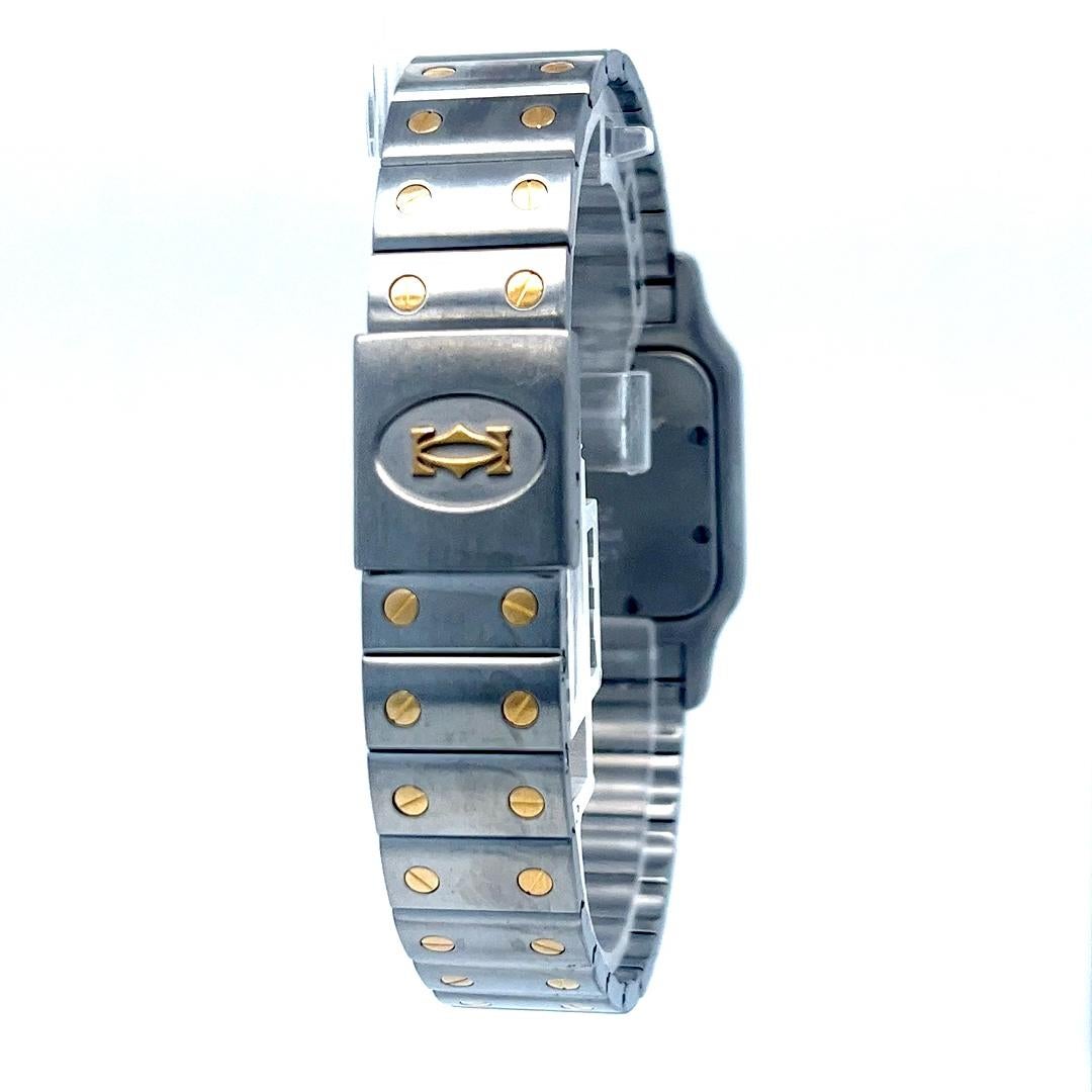 Women's Cartier Santos Galbee Two Tone Quartz Watch