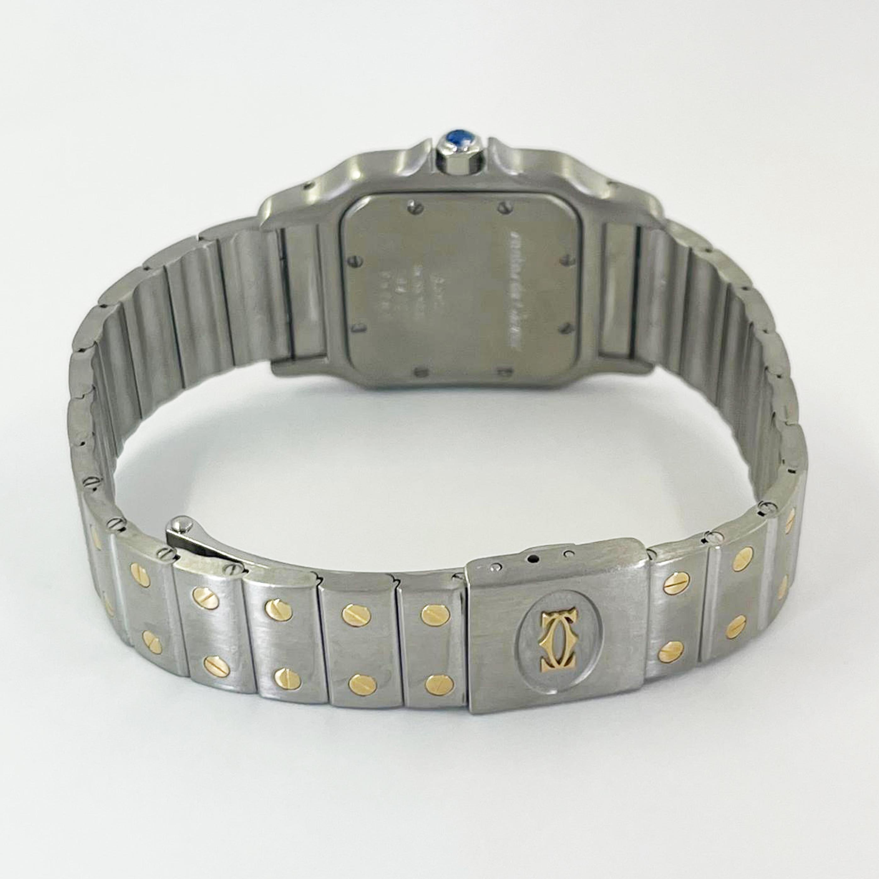 Cartier Santos Galbee Two Tone Quartz Watch 3