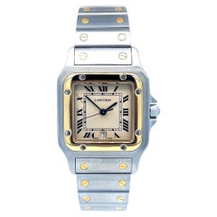 Cartier Santos Galbee Two Tone Quartz Watch