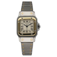 Cartier Santos Galbee Two Tone Ladies Watch