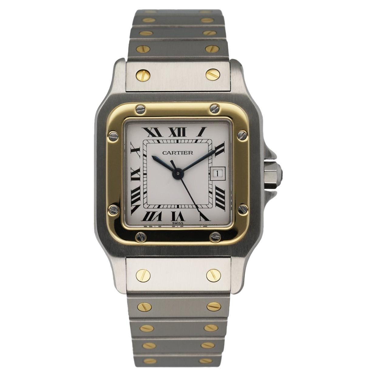 Cartier Santos Galbee Two Tone Men's Watch