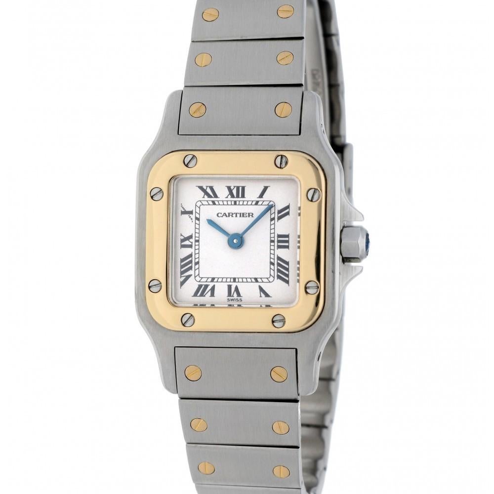 Women's Cartier Santos Galbee Two-Tone Watch 1567