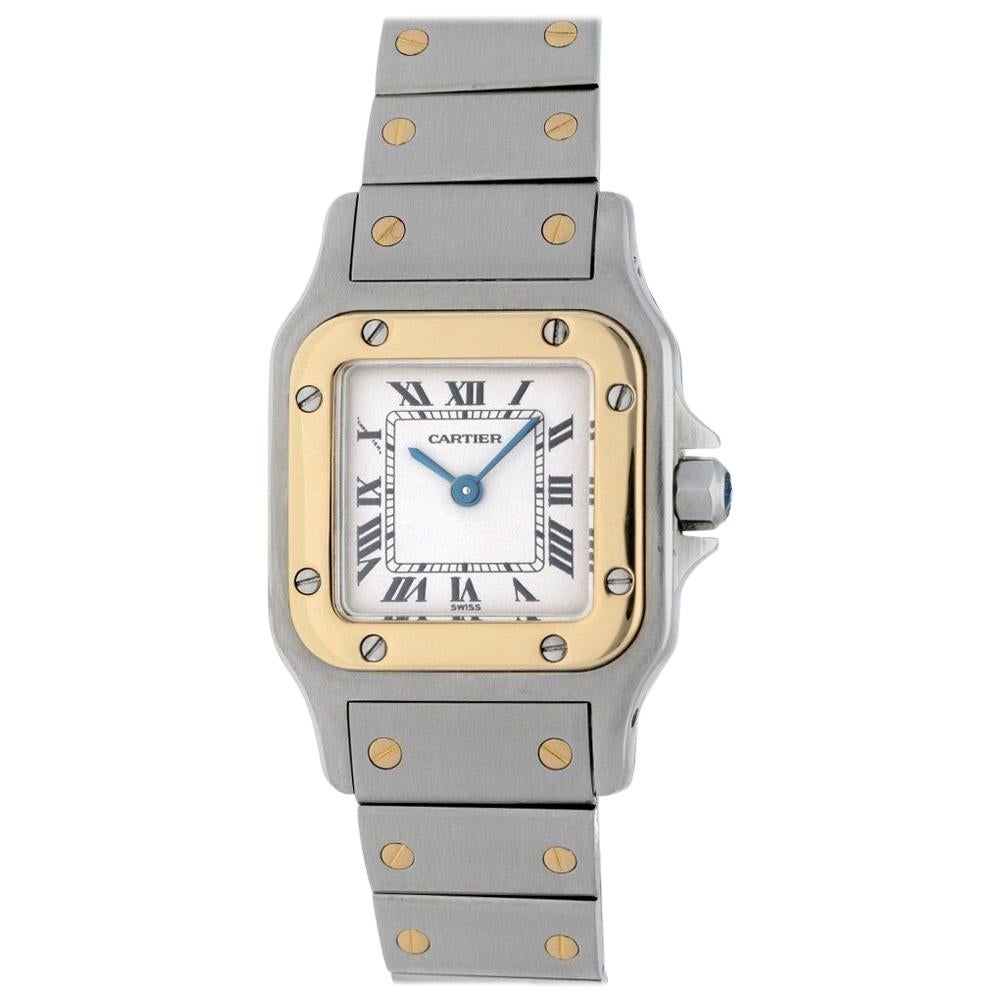 Cartier Santos Galbee Two-Tone Watch 1567