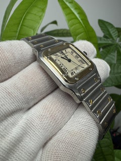 Cartier Santos Galbee W20011C4 Two Tone Watch