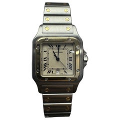 Cartier Santos Galbee W20011C4 Two Tone Watch