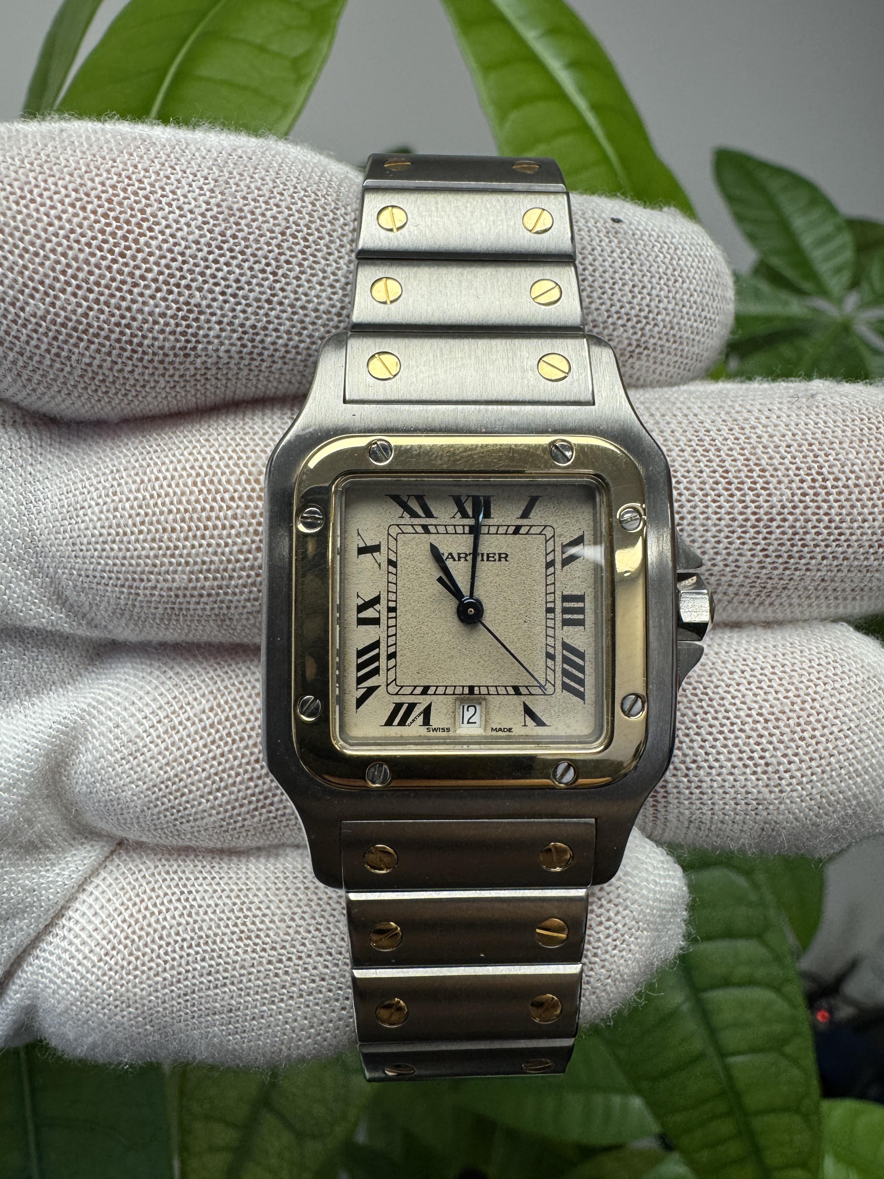 Cartier Santos Galbee W20011C4 Two Tone Watch