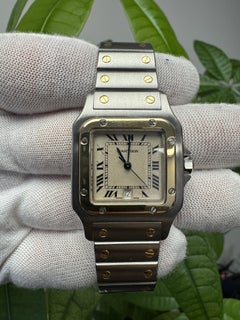 Cartier Santos Galbee W20011C4 Two Tone Watch