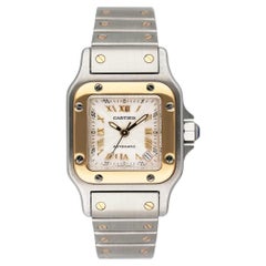 Cartier Santos Galbee W20045C4 Two Tone Ladies Watch Box Papers