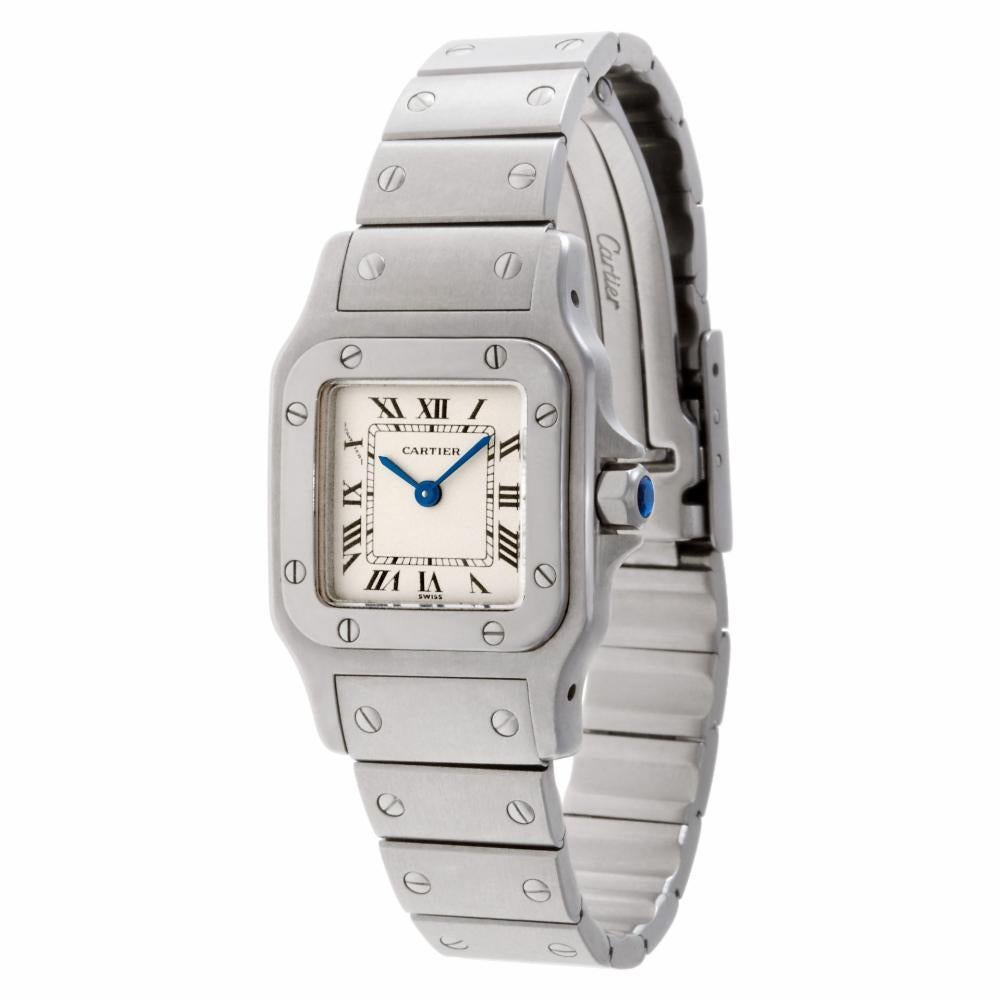 Contemporary Cartier Santos Galbee W20056D6, Certified and Warranty For Sale