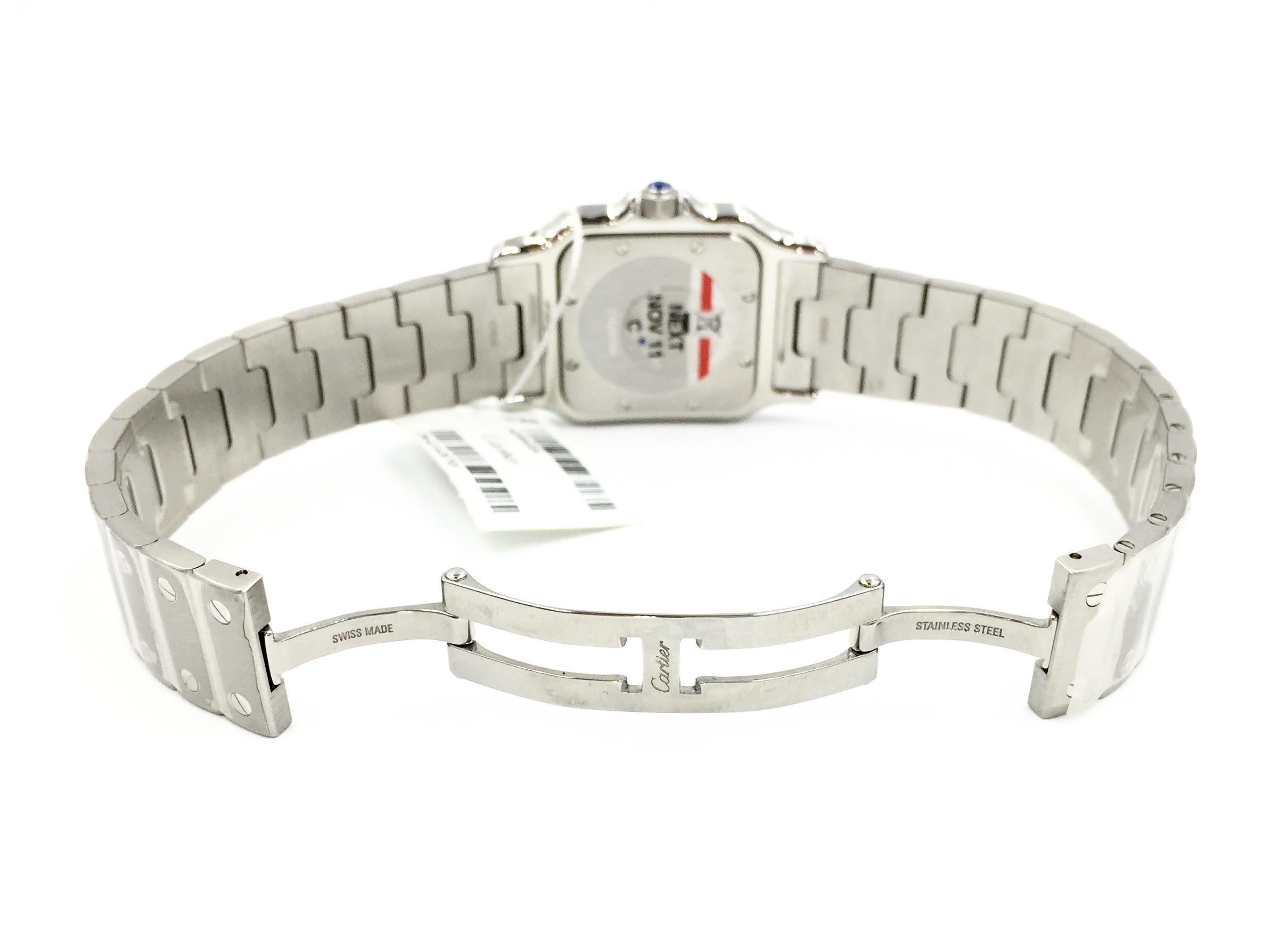 cartier santos 24mm on wrist