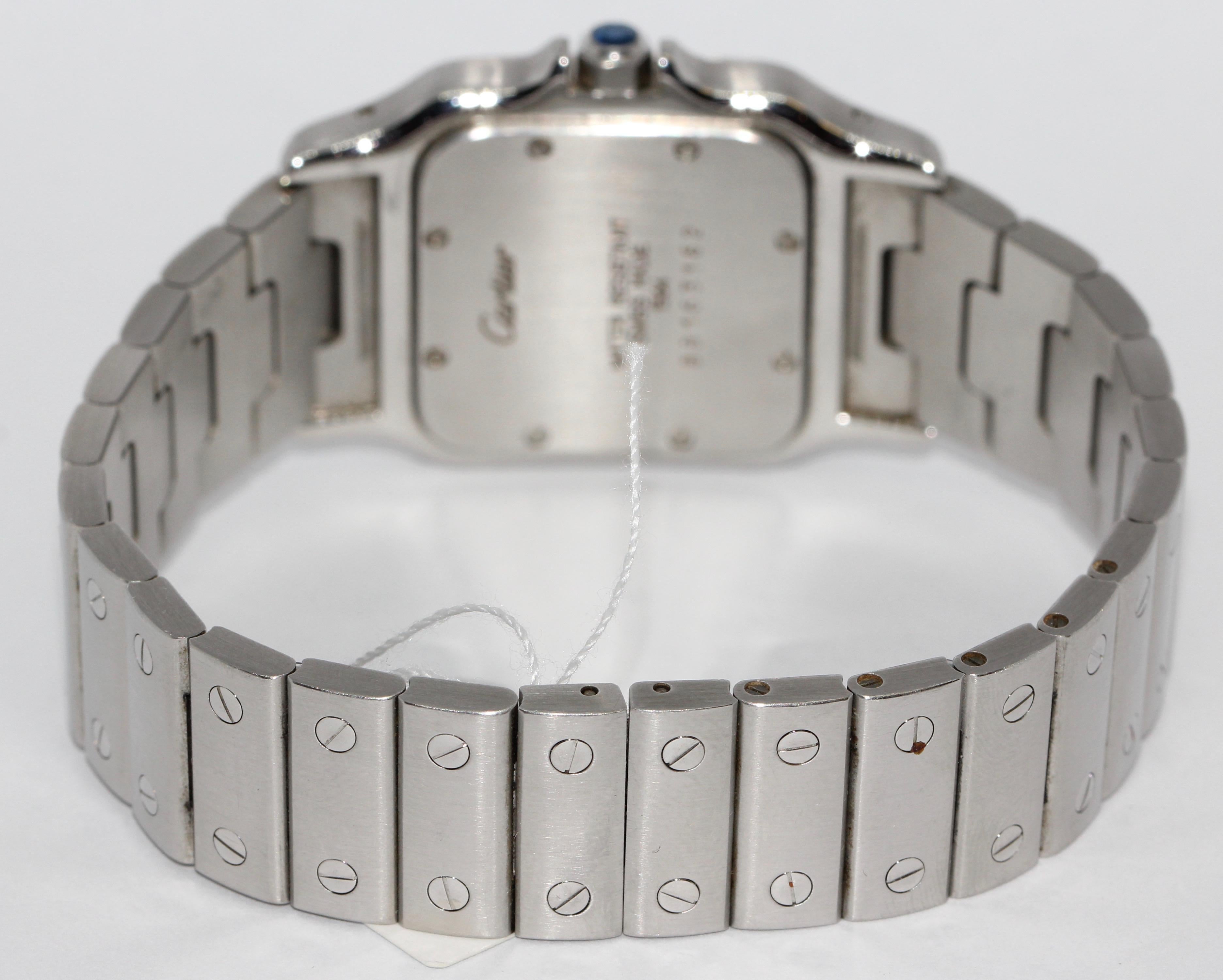 Modern Cartier Santos Galbée Wristwatch in Stainless Steel New Model