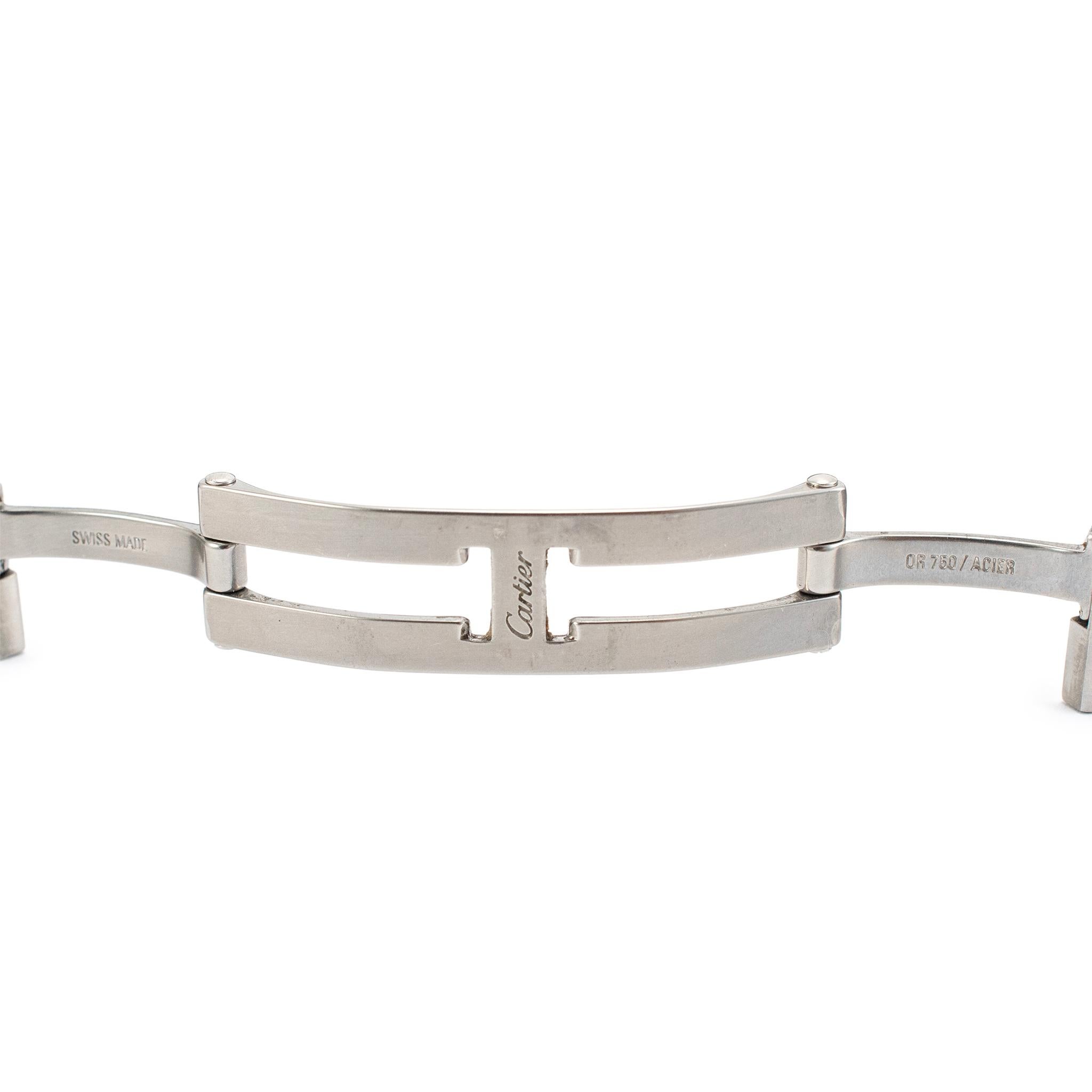 Montre Cartier Santos Steele XL 32MM w20099c4 2823 or jaune en acier inoxydable 2
