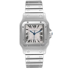 Cartier Santos Galbee XL Automatic Steel Mens Watch W20098D6