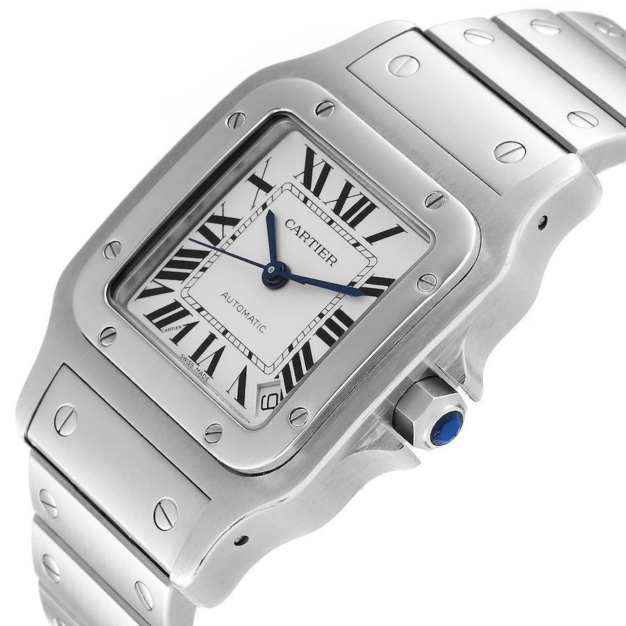 Women's or Men's Cartier Santos Galbee XL Automatic Steel Mens Watch W20098D6 For Sale