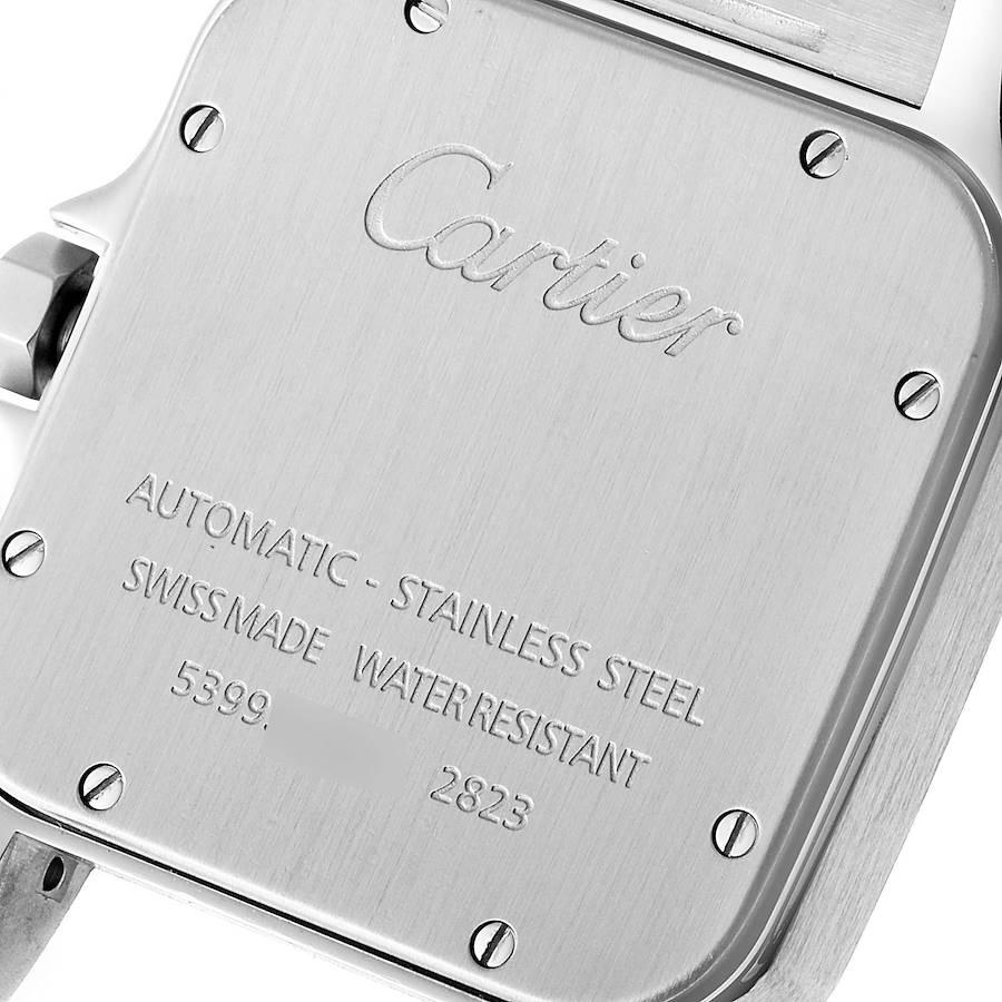 Cartier Santos Galbee XL Automatic Steel Mens Watch W20098D6 For Sale 1