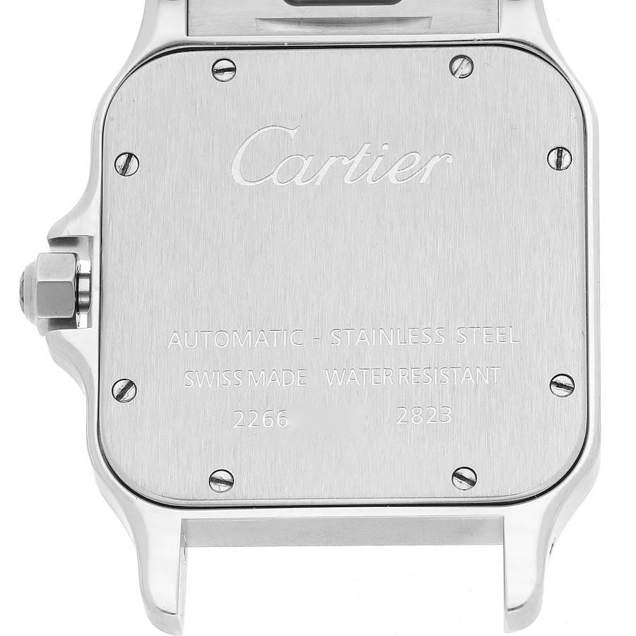 Cartier Montre Santos Galbee XL automatique en acier pour hommes W20098D6 1