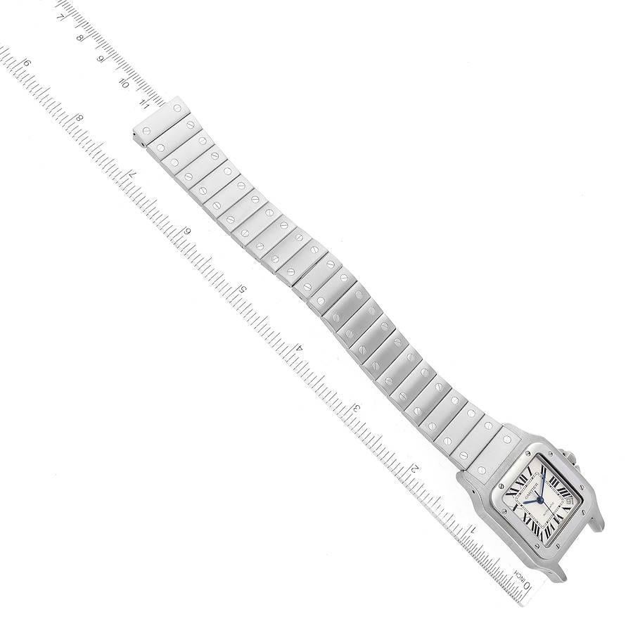 Cartier Montre Santos Galbee XL automatique en acier pour hommes W20098D6 3