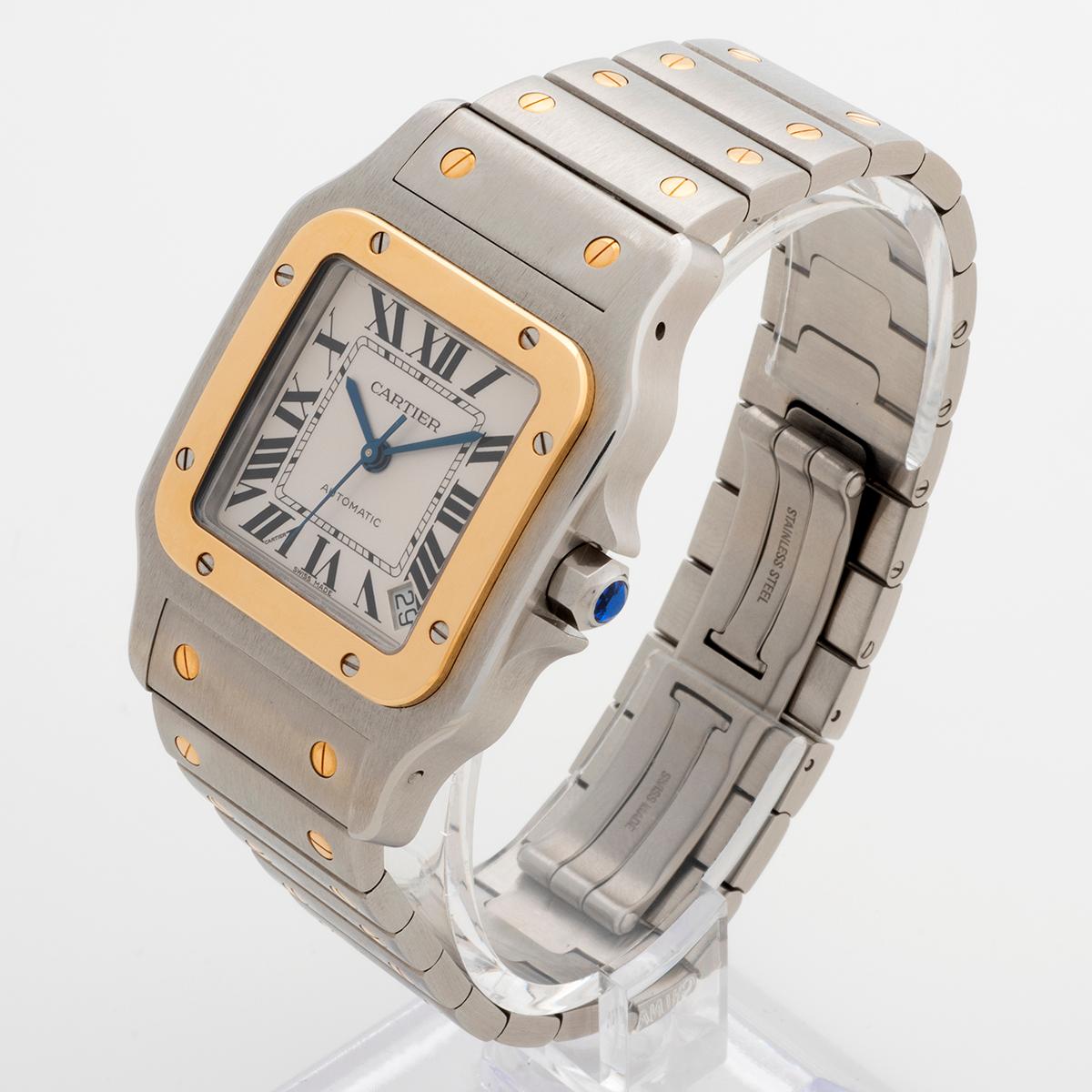 Women's or Men's Cartier Santos Galbee XL, reference 2823, 18ct Yellow Gold, Automatics, c2012