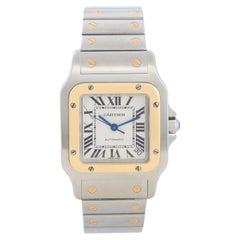 Cartier Santos Galbee XL Steel & Yellow Gold Automatic Men's Watch W20099C4