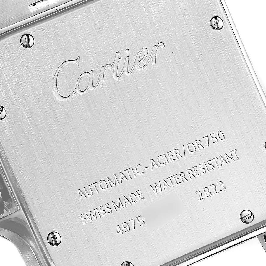 Cartier Santos Galbee XL Steel Yellow Gold Mens Watch W20099C4 2