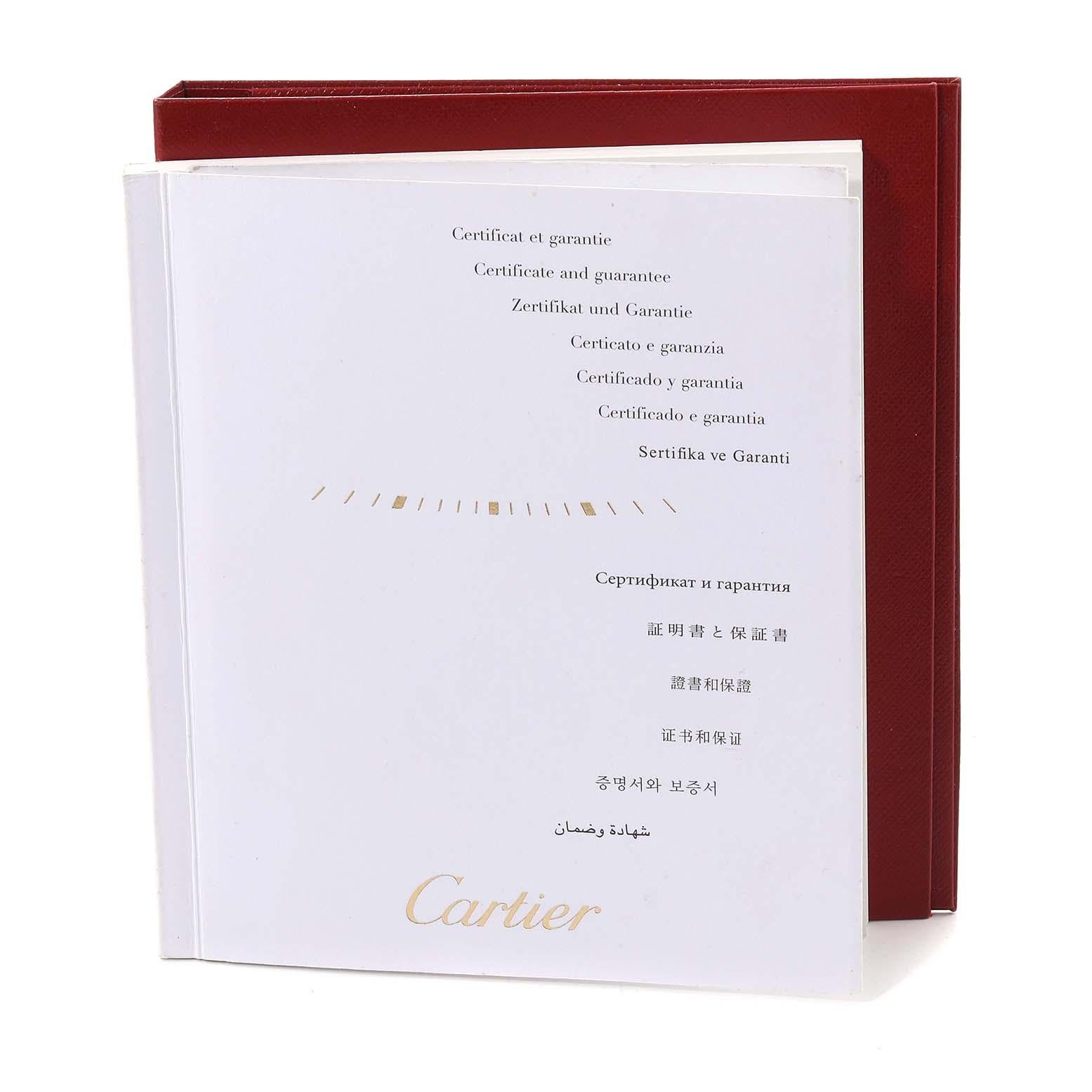 Cartier Santos Galbee XL Steel Yellow Gold Mens Watch W20099C4 Papers 6