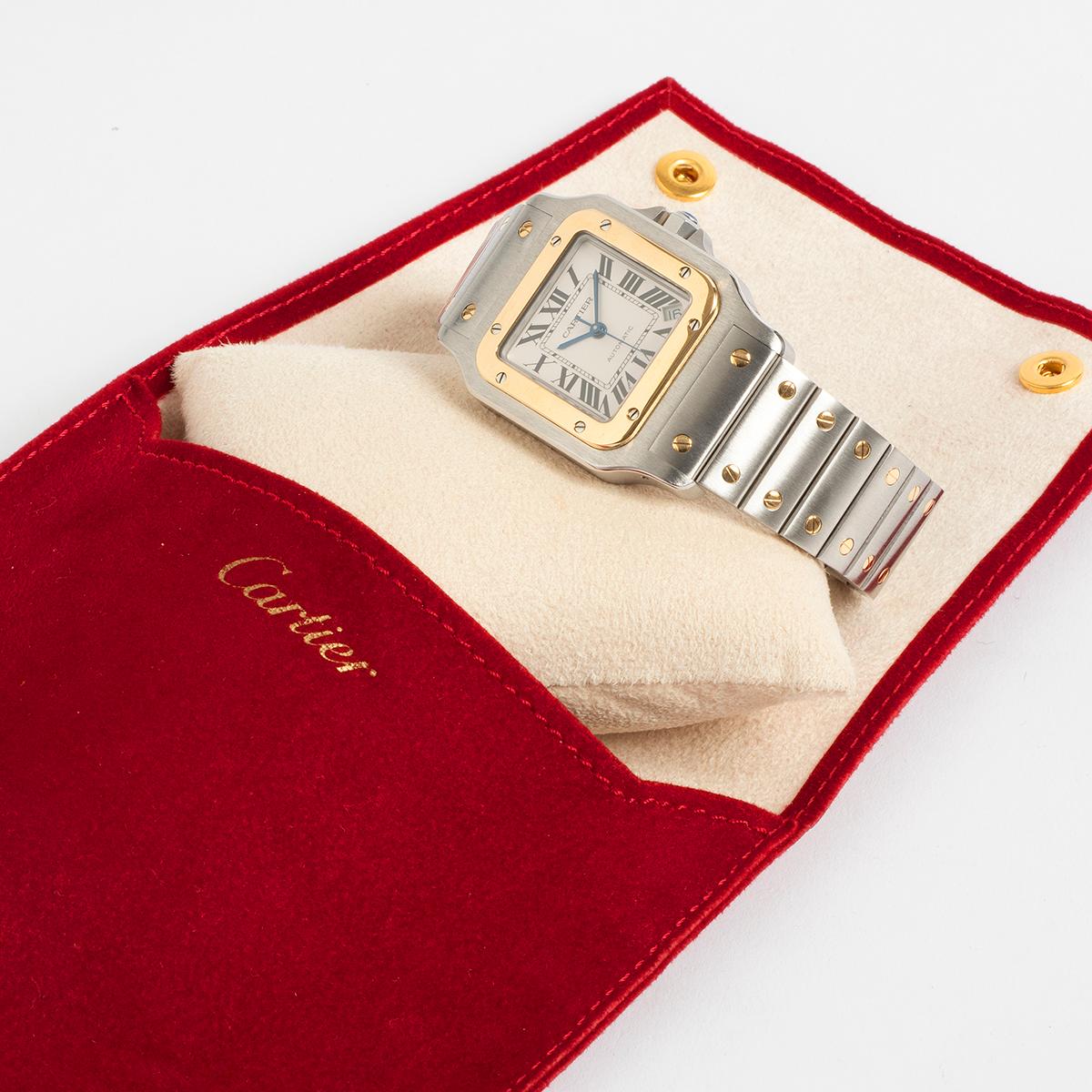 Women's or Men's Cartier Santos Galbee XL Wristwatch Ref 2823. Automatic Movement, Year c.2010.