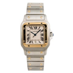 Cartier Santos Galbee 3420, Grey Dial Certified Authentic