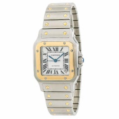 Cartier Santos Galbee6000, White Dial Certified Authentic