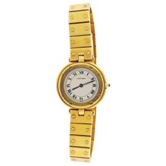 Cartier Santos 18k Yellow Gold Wristwatch