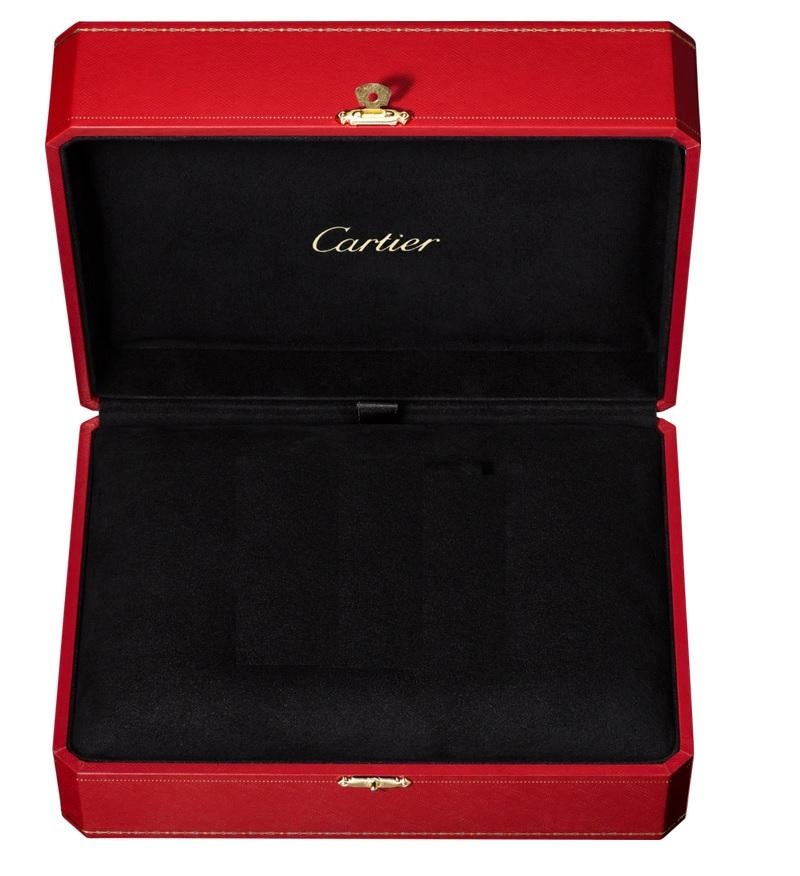 Women's or Men's Cartier Santos Hand-Wound Mechanical Movement Steel Watch WHSA0009