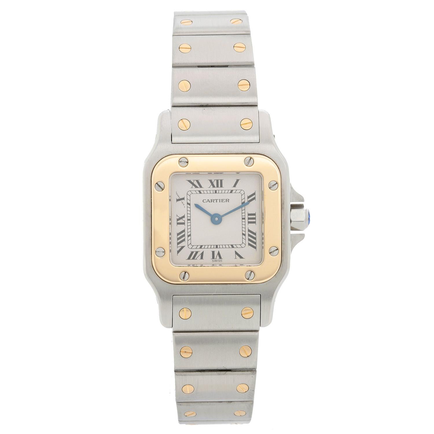 Cartier Santos Ladies Steel and Gold 2-Tone Automatic Watch