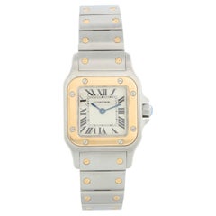 Montre Femme Cartier Santos 24mm acier et or 2 tons 1567 W20012C4