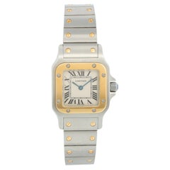 Vintage Cartier Santos Ladies 24mm Steel 
Gold 2-Tone Watch 1567  W20012C4